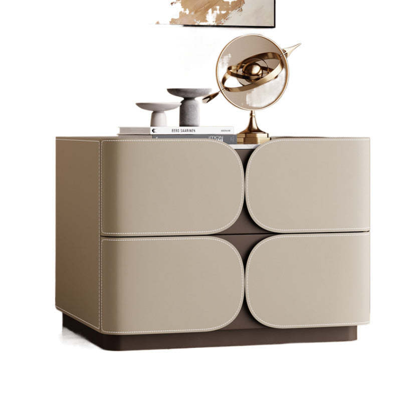 Nordic Rock Board 2-Drawer Nightstand
