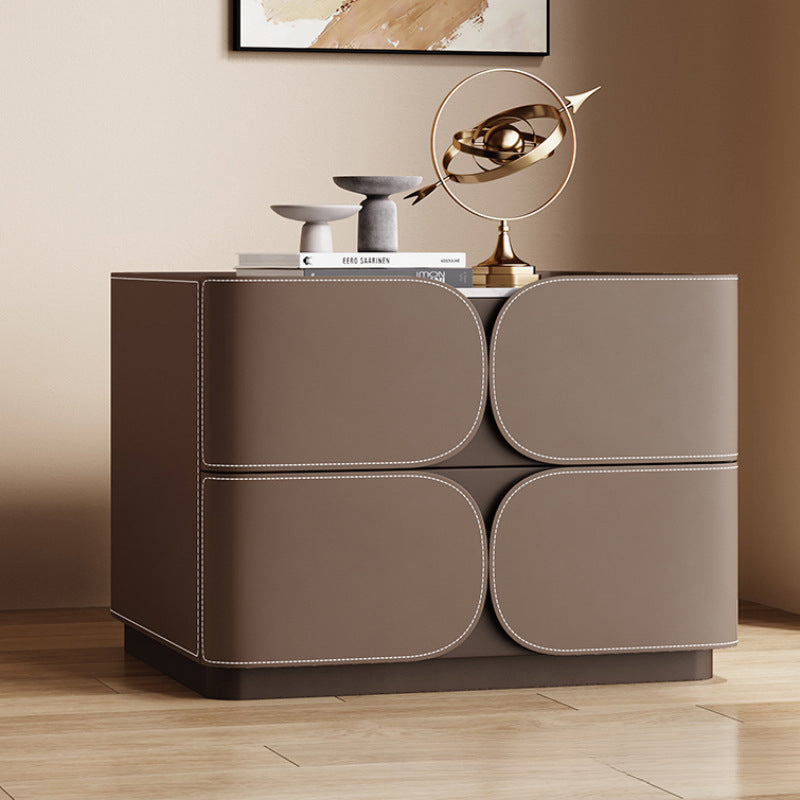 Nordic Rock Board 2-Drawer Nightstand