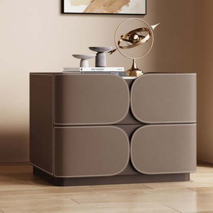 Nordic Rock Board 2-Drawer Nightstand