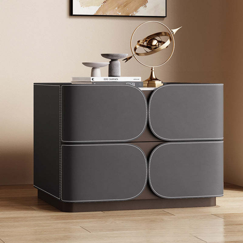 Nordic Rock Board 2-Drawer Nightstand