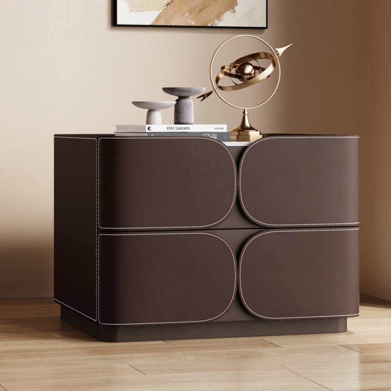 Nordic Rock Board 2-Drawer Nightstand