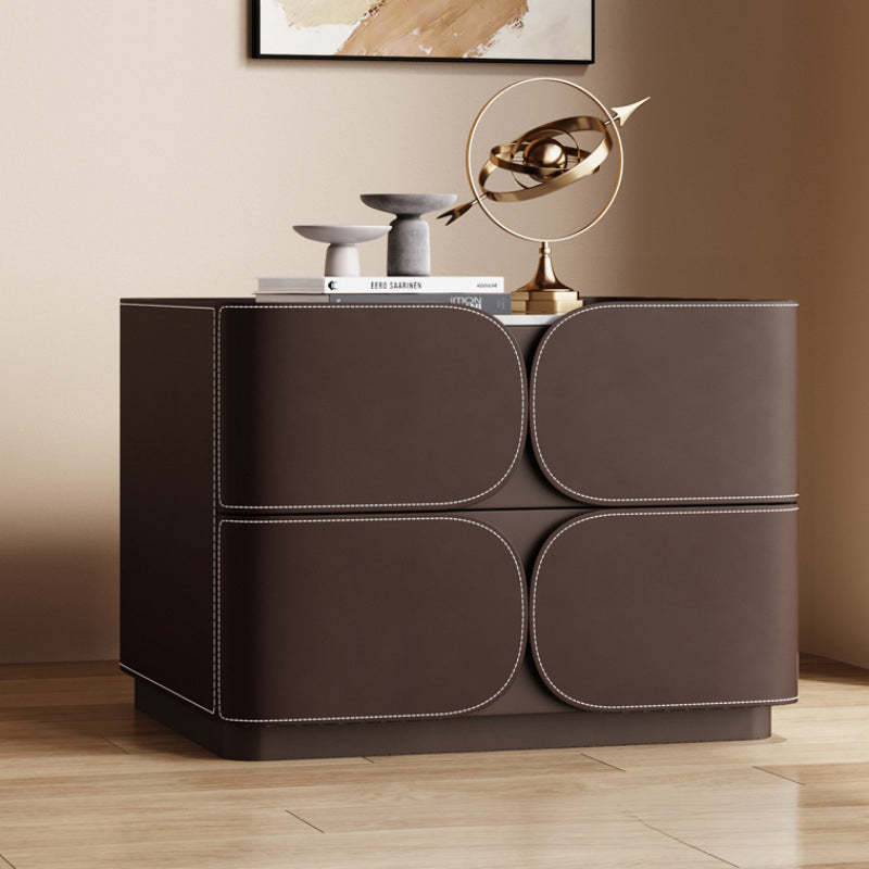 Nordic Rock Board 2-Drawer Nightstand