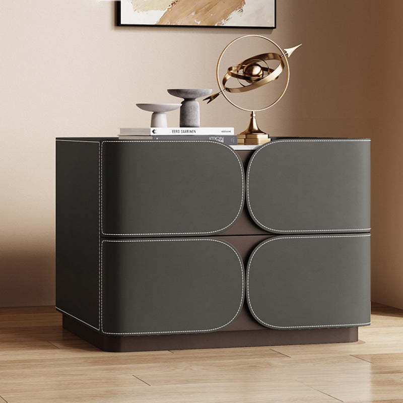 Nordic Rock Board 2-Drawer Nightstand