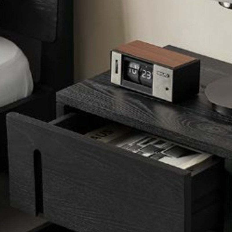 Minimalist Wood 2-Drawer Nightstand