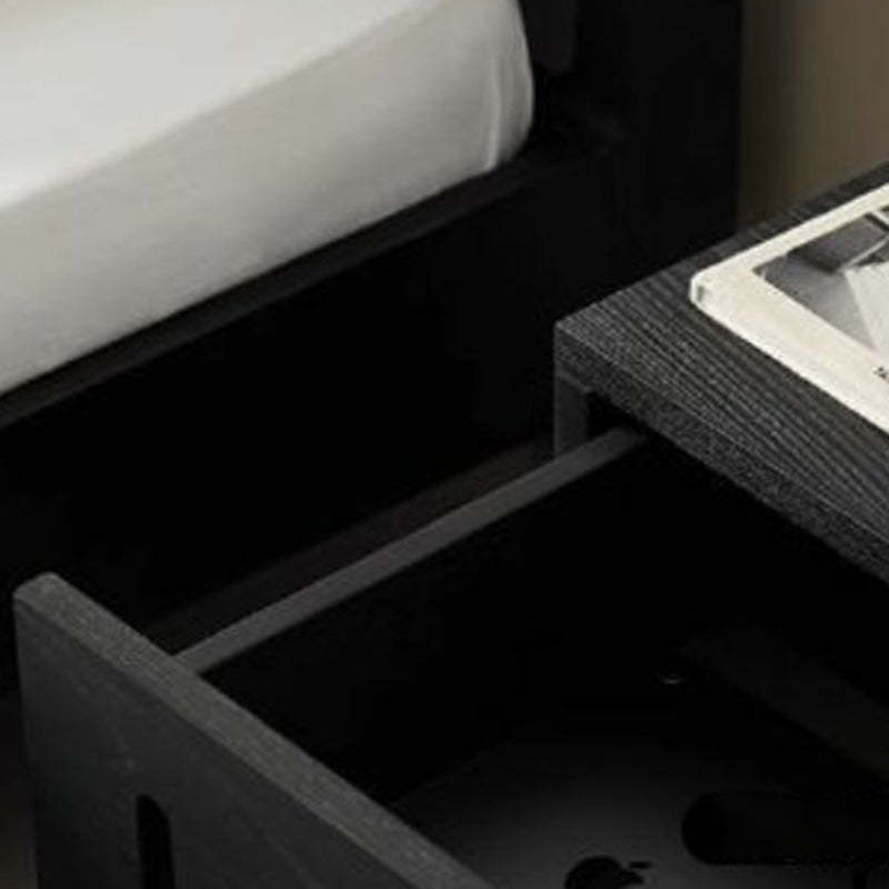 Minimalist Wood 2-Drawer Nightstand