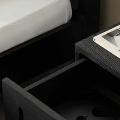 Minimalist Wood 2-Drawer Nightstand