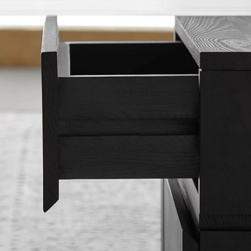 Minimalist Wood 2-Drawer Nightstand
