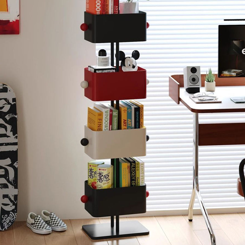 Nordic Colorful Iron Marble Bookshelf