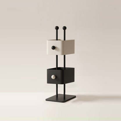 Nordic Colorful Iron Marble Bookshelf