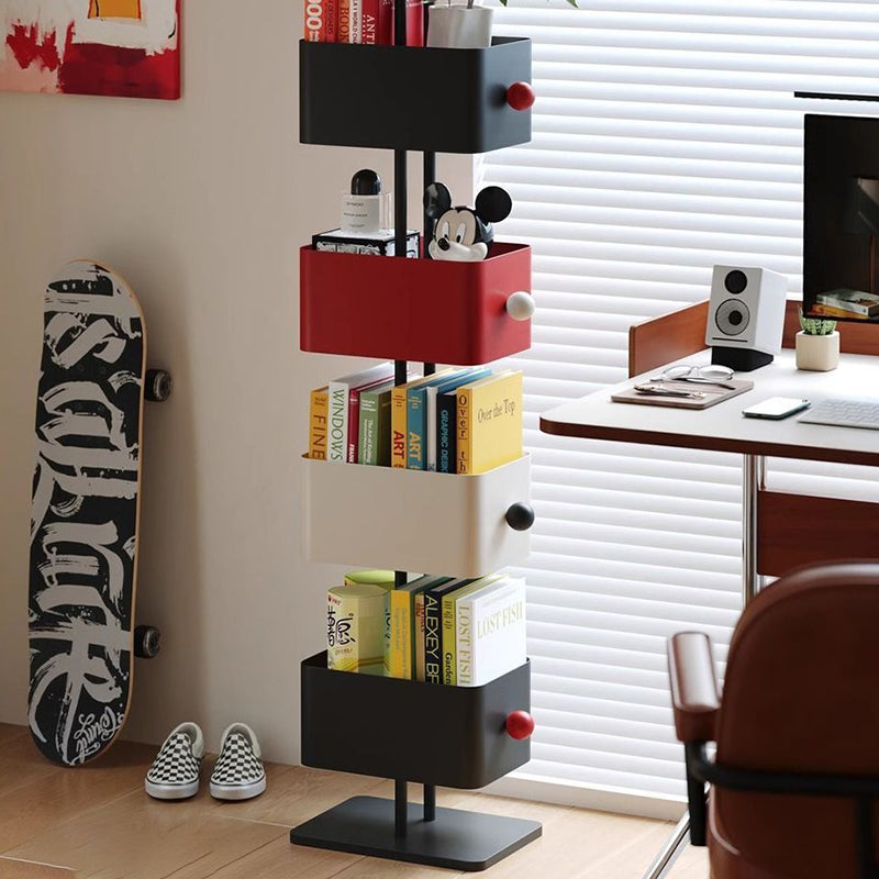 Nordic Colorful Iron Marble Bookshelf