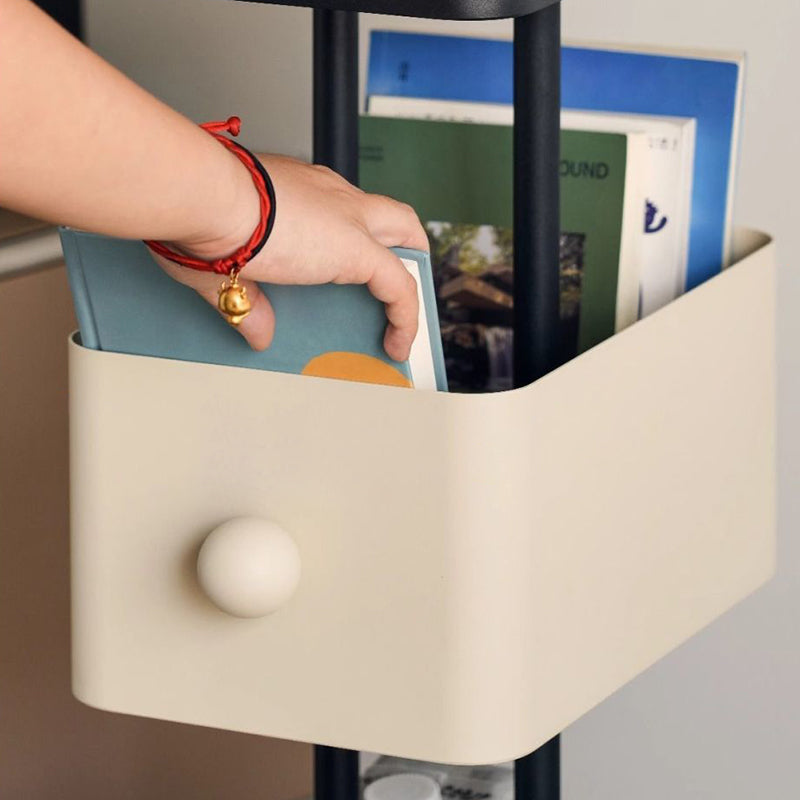 Nordic Colorful Iron Marble Bookshelf