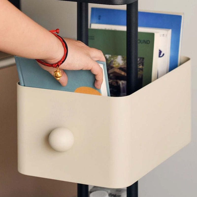 Nordic Colorful Iron Marble Bookshelf