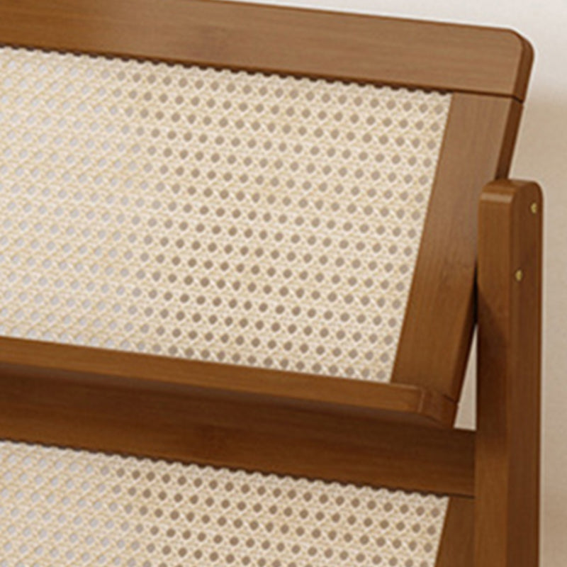 Oblique Bamboo Rattan Woven Bookshelf 3-Tier