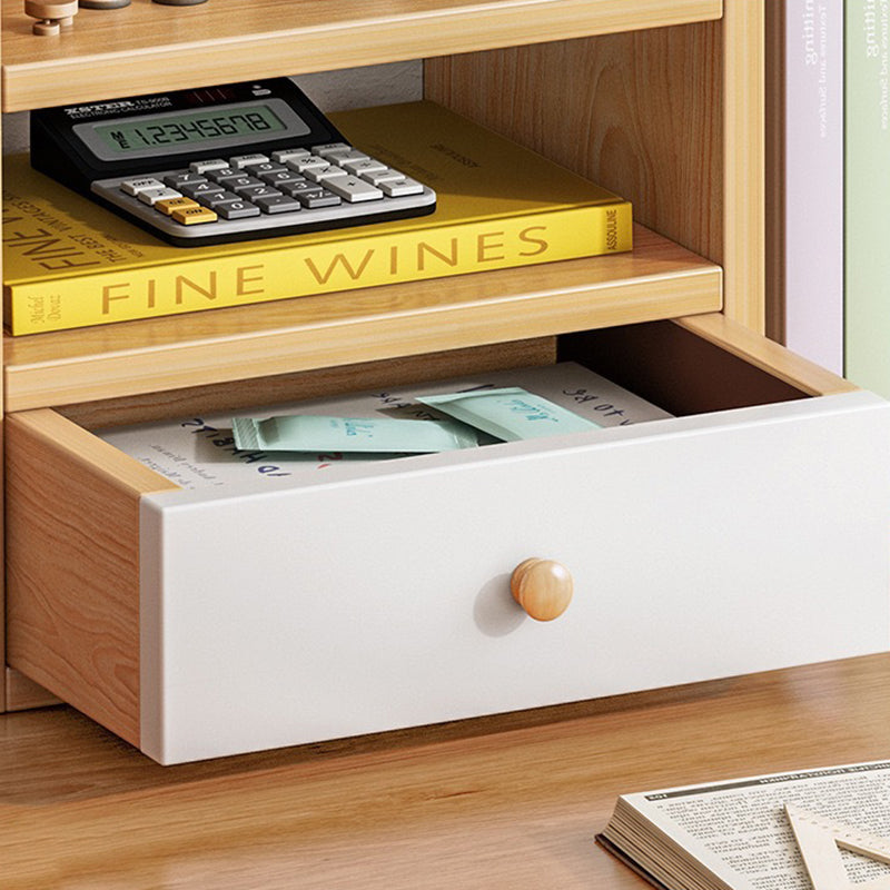 Contemporary Rectangle 1-Drawer Bookshelf Storage Cabinet