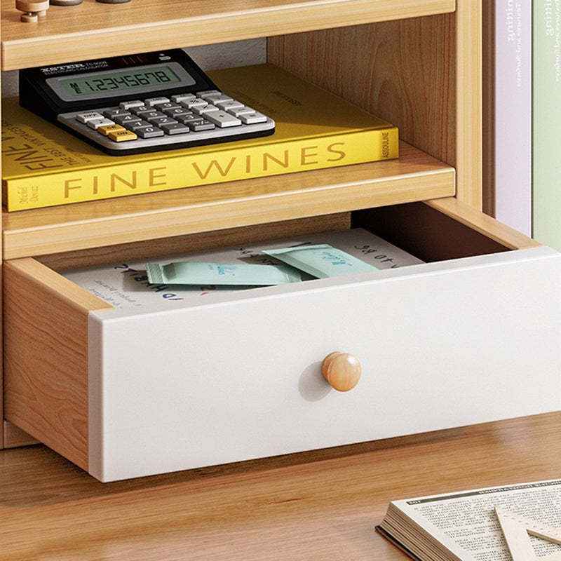 Contemporary Rectangle 1-Drawer Bookshelf Storage Cabinet