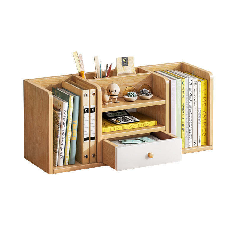 Contemporary Rectangle 1-Drawer Bookshelf Storage Cabinet