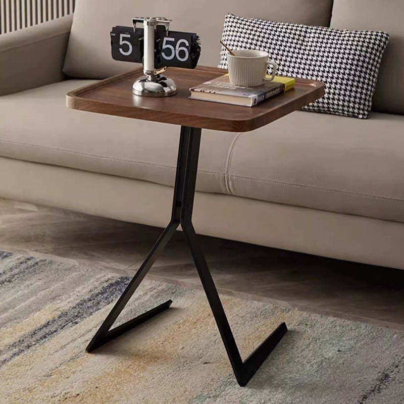Nordic Square Geometry Iron Side Table