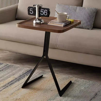 Nordic Square Geometry Iron Side Table