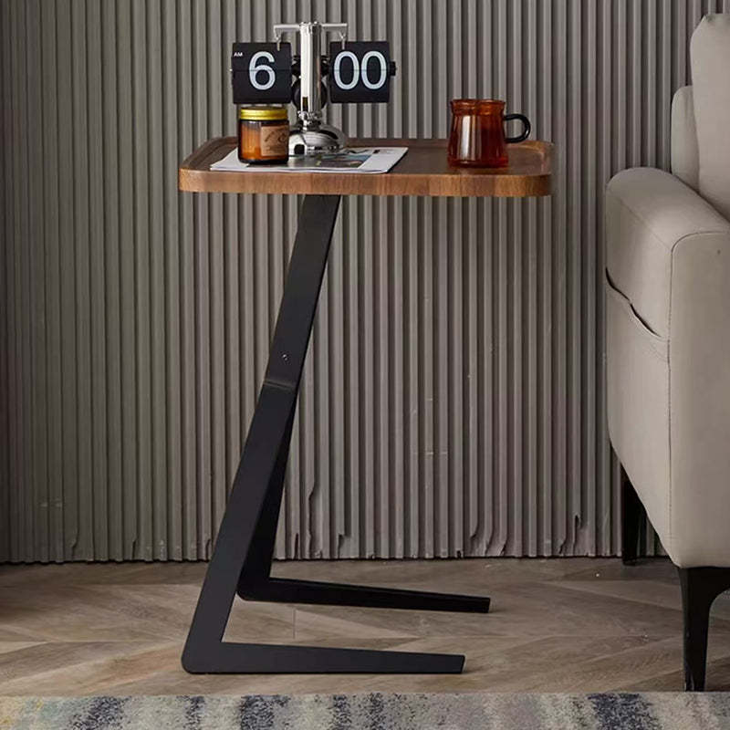 Nordic Square Geometry Iron Side Table