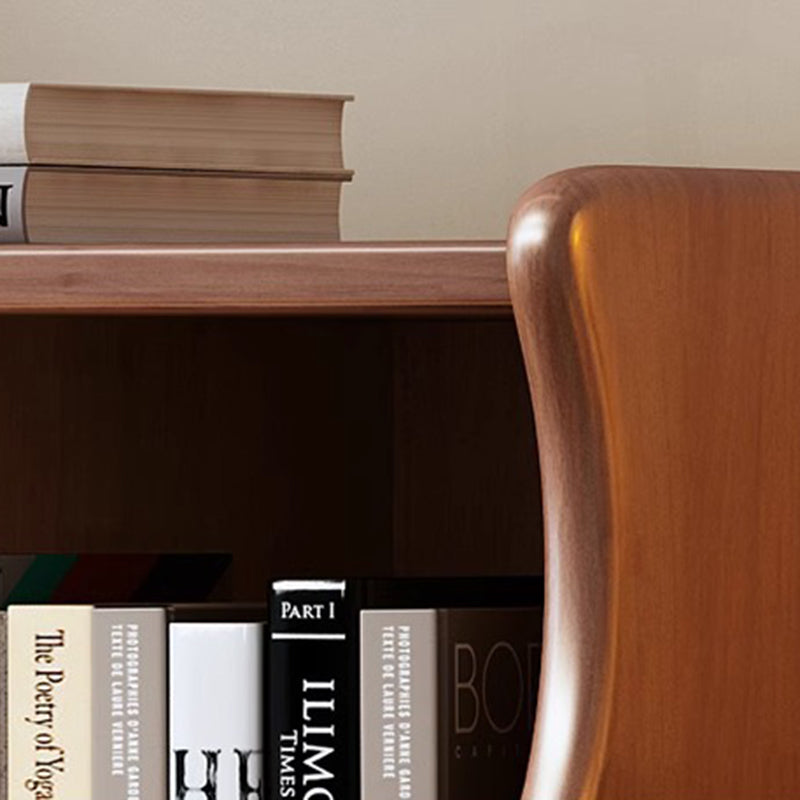 Contemporary Curved Solid Wood 2/3-Drawer Nightstand — 2 / Wood Color