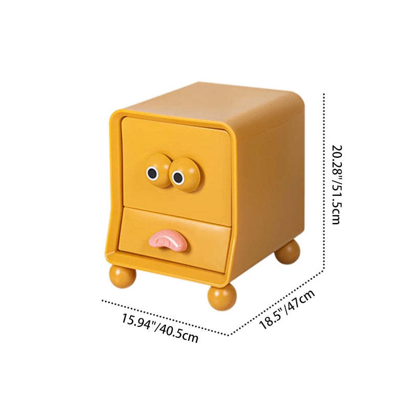 Big Eyes Nightstand 2-Drawer — Spotted