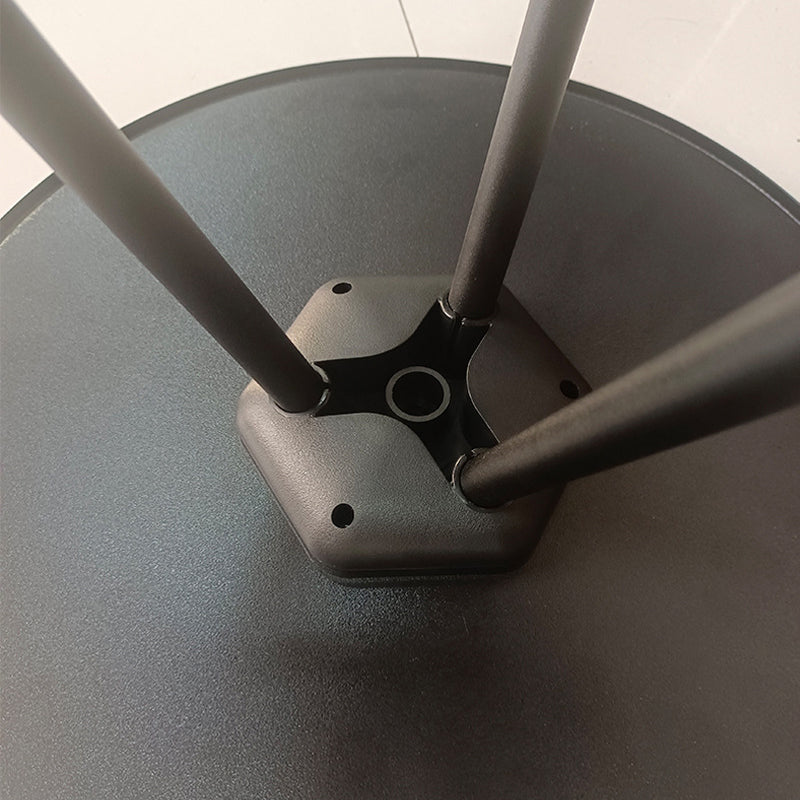 Modern Round Tripod Aluminum Outdoor Coffee Table