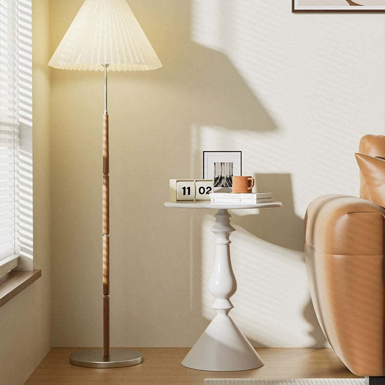 Nordic Round Candlestick Base Steel Coffee Table