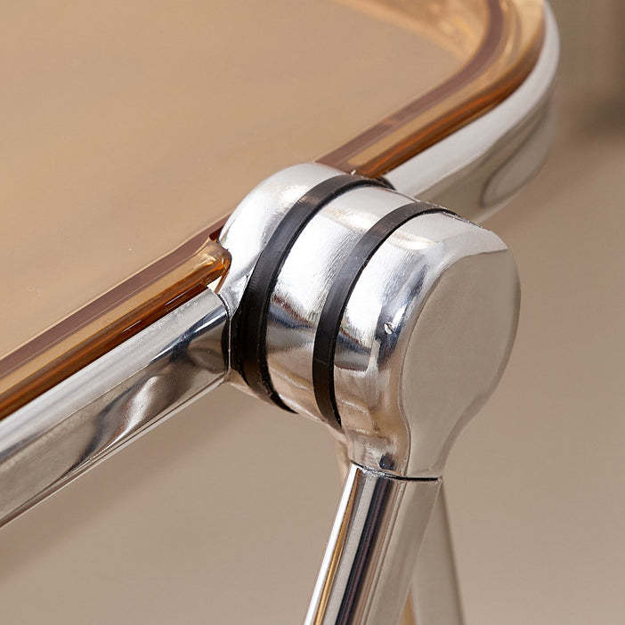 Minimalist Foldable PET Metal Coffee Table — Green