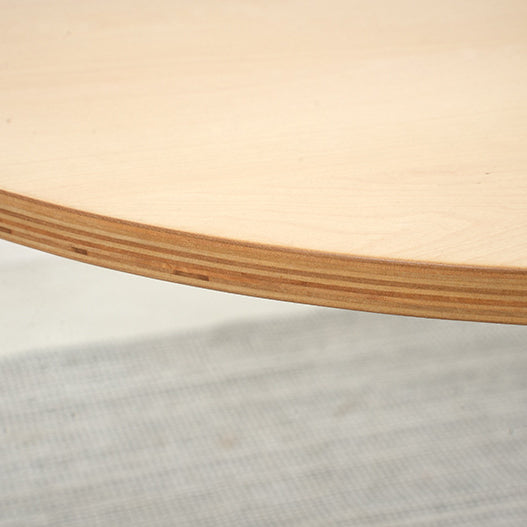 Minimalist Triangle Round Corner Wood Coffee Table