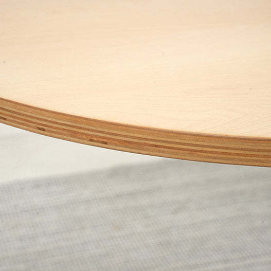 Minimalist Triangle Round Corner Wood Coffee Table