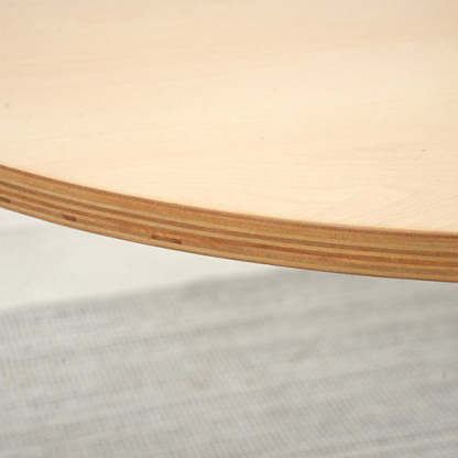 Minimalist Triangle Round Corner Wood Coffee Table