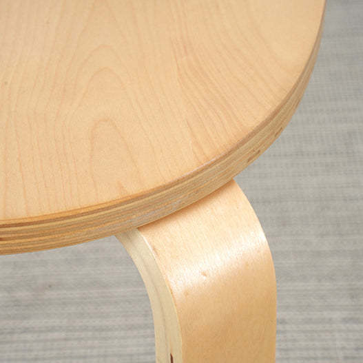 Minimalist Triangle Round Corner Wood Coffee Table