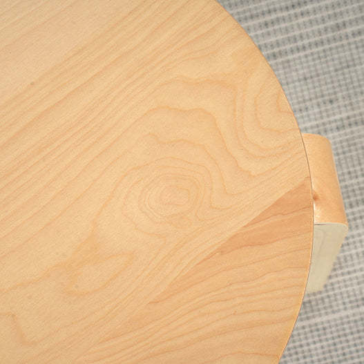 Minimalist Triangle Round Corner Wood Coffee Table