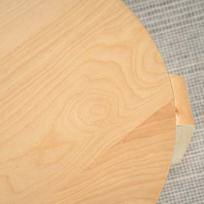 Minimalist Triangle Round Corner Wood Coffee Table