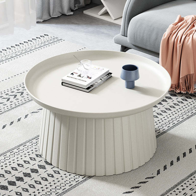 Minimalist Cylinder Plastic Coffee Table