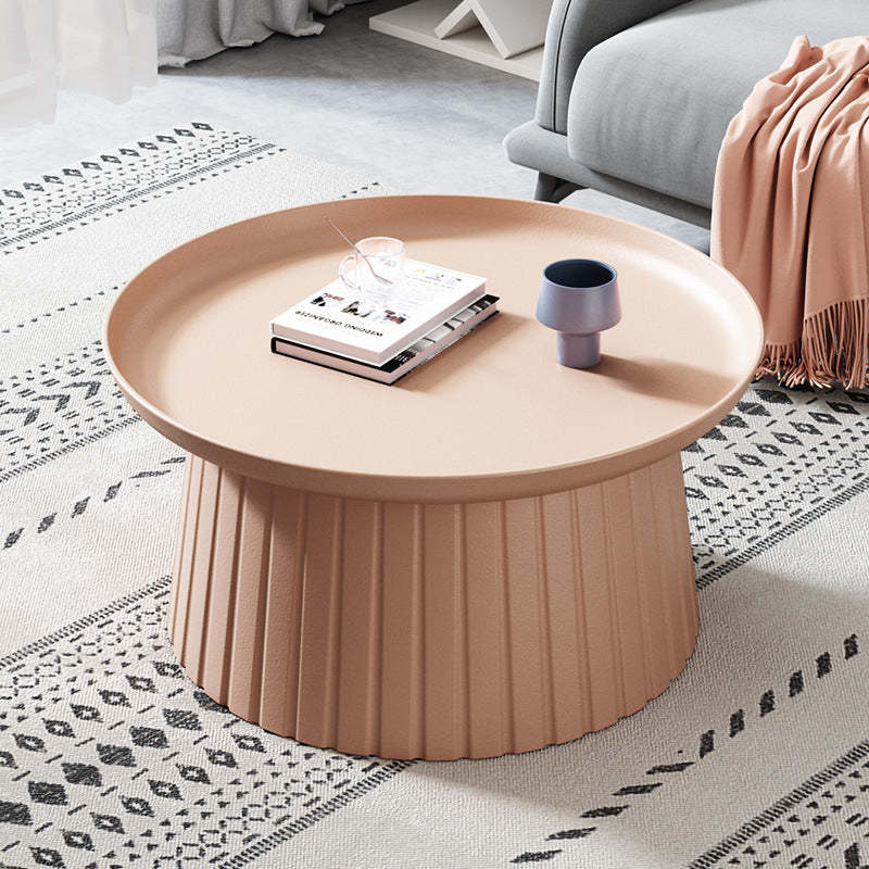 Minimalist Cylinder Plastic Coffee Table