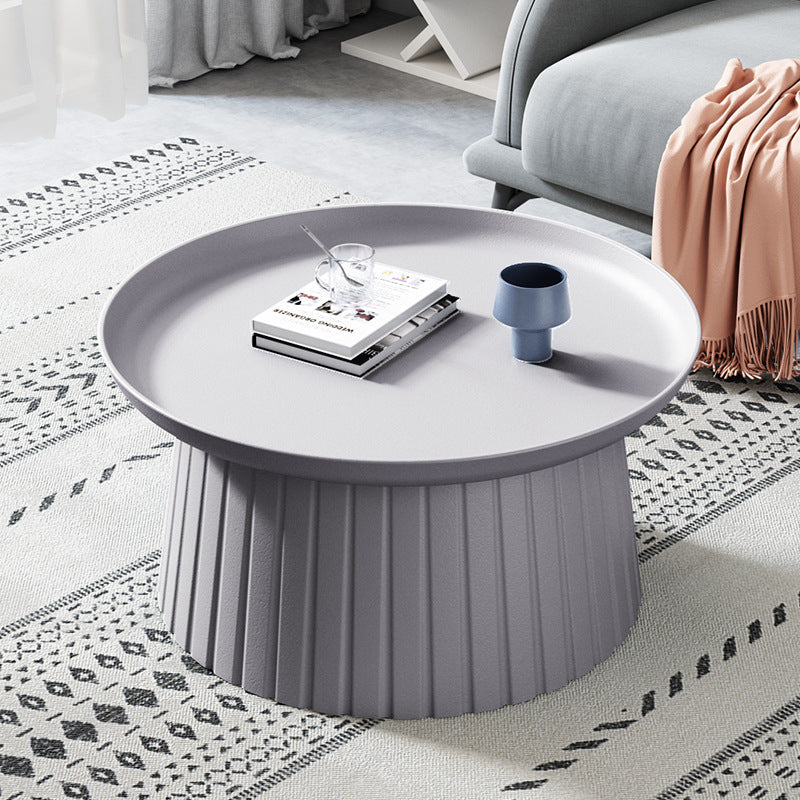 Minimalist Cylinder Plastic Coffee Table