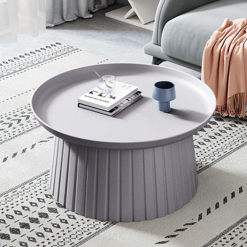 Minimalist Cylinder Plastic Coffee Table