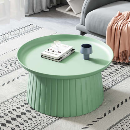 Minimalist Cylinder Plastic Coffee Table