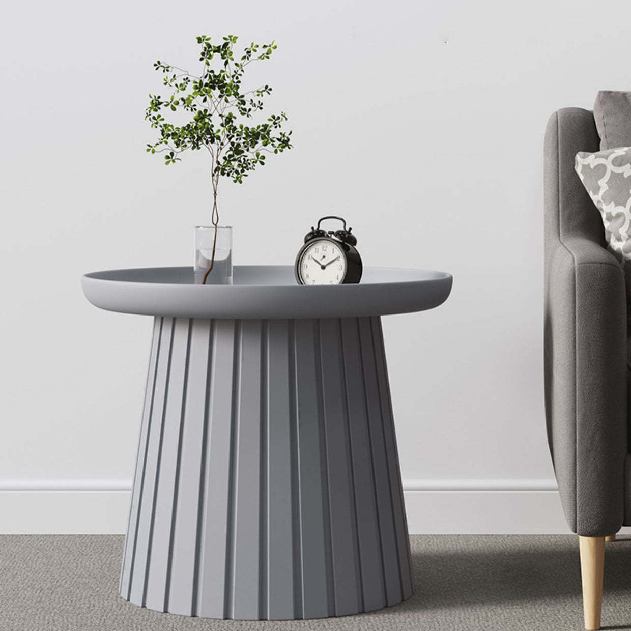 Minimalist Cylinder Plastic Coffee Table