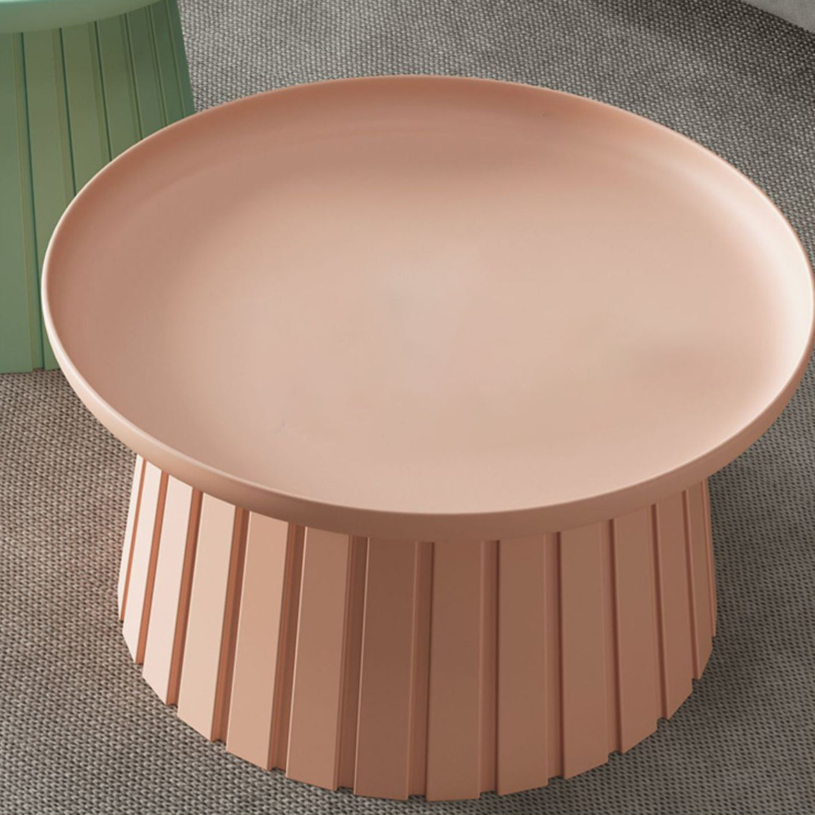 Minimalist Cylinder Plastic Coffee Table