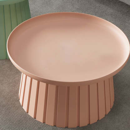 Minimalist Cylinder Plastic Coffee Table