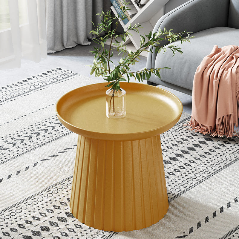 Minimalist Cylinder Plastic Coffee Table