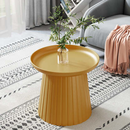 Minimalist Cylinder Plastic Coffee Table