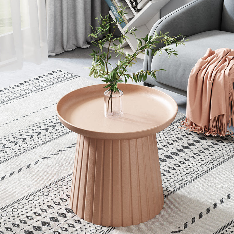 Minimalist Cylinder Plastic Coffee Table