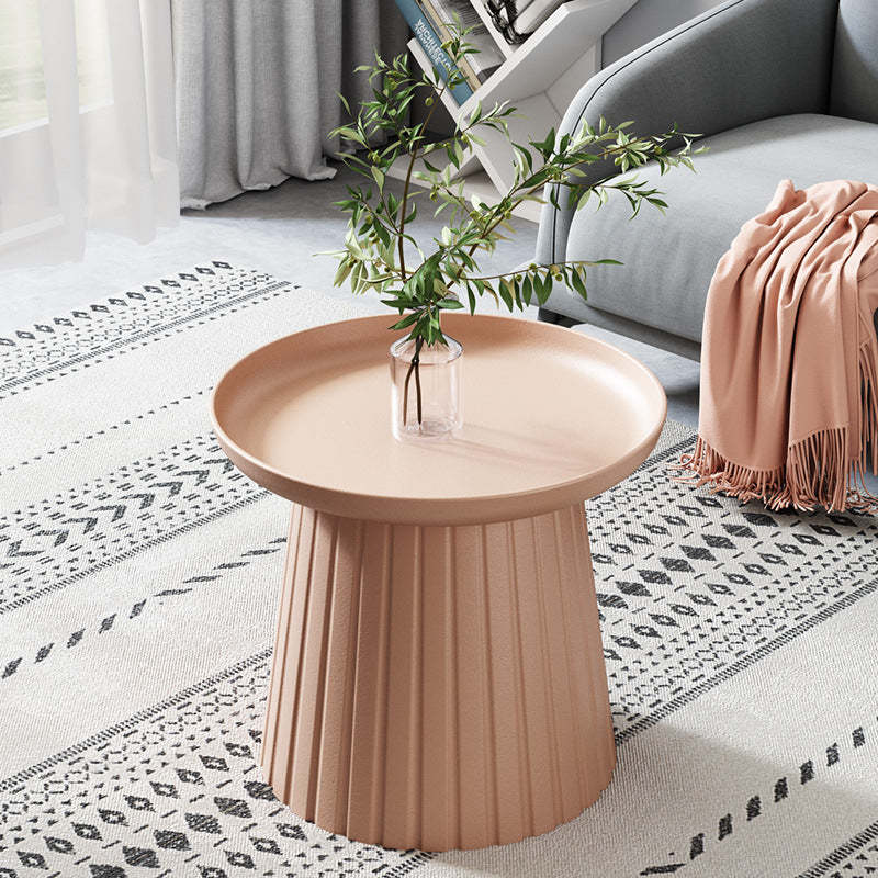 Minimalist Cylinder Plastic Coffee Table