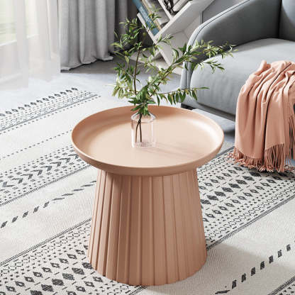 Minimalist Cylinder Plastic Coffee Table