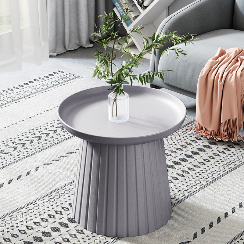 Minimalist Cylinder Plastic Coffee Table
