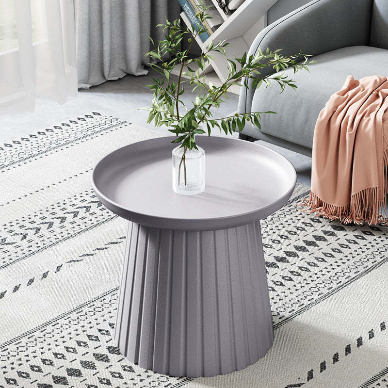 Minimalist Cylinder Plastic Coffee Table