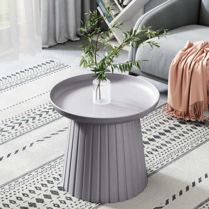 Minimalist Cylinder Plastic Coffee Table
